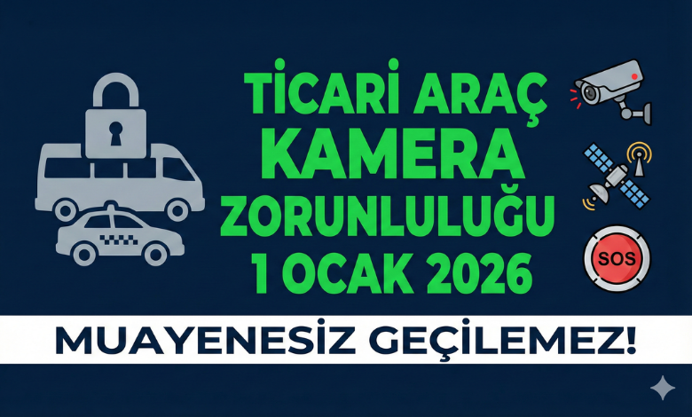 Ticari Araç Kameraları ile Trafik Güvenliği Yükseliyor