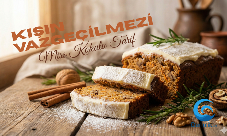 Kışın En Sıcak Kokusu: Tam Kıvamında Havuçlu Tarçınlı Kek Tarifi