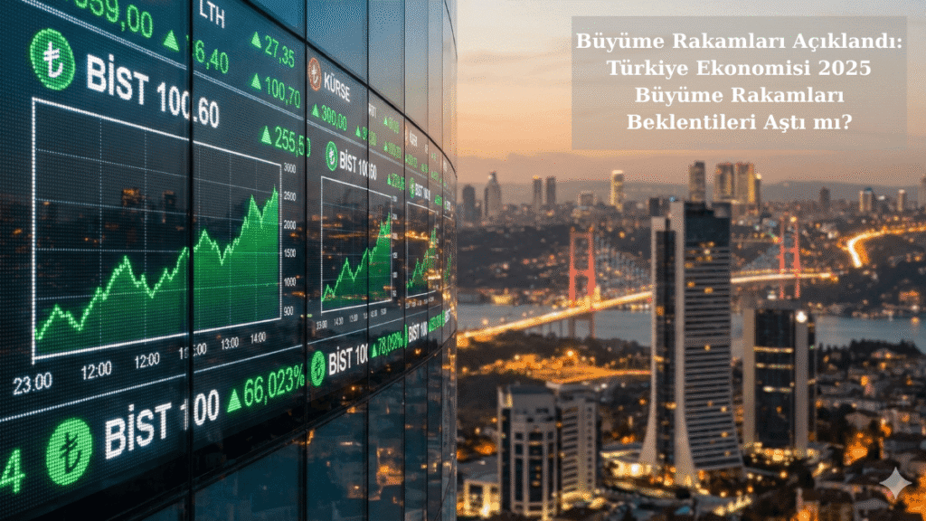 Büyüme Rakamları Açıklandı: Türkiye Ekonomisi 2025 Büyüme Rakamları Beklentileri Aştı mı?