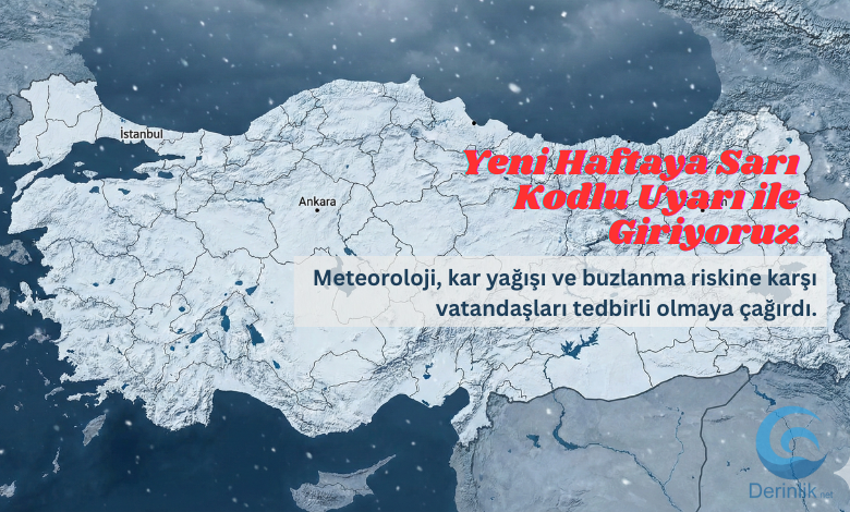 Meteoroloji Sarı Kodlu Uyarı Yayımladı: Yeni Haftada 21 İlde Kar Bekleniyor