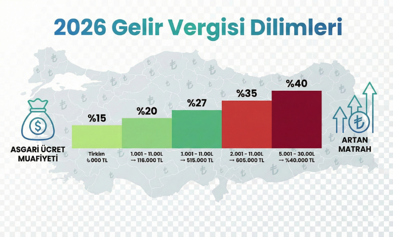 2026 Gelir Vergisi Dilimleri Yenilendi