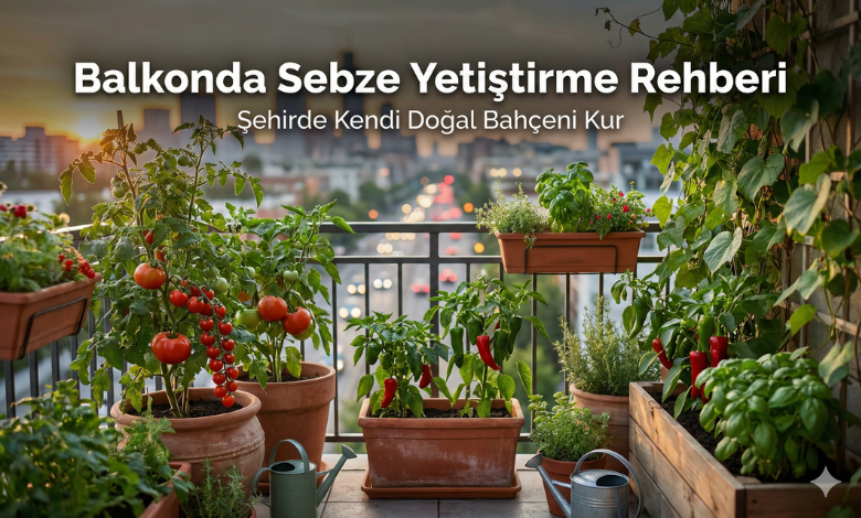 Balkonda Sebze Yetiştirme Rehberi: 2026
