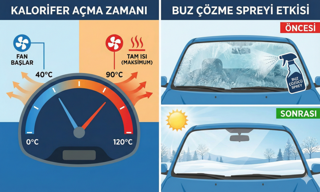 Kışın Araba Nasıl Isıtılır