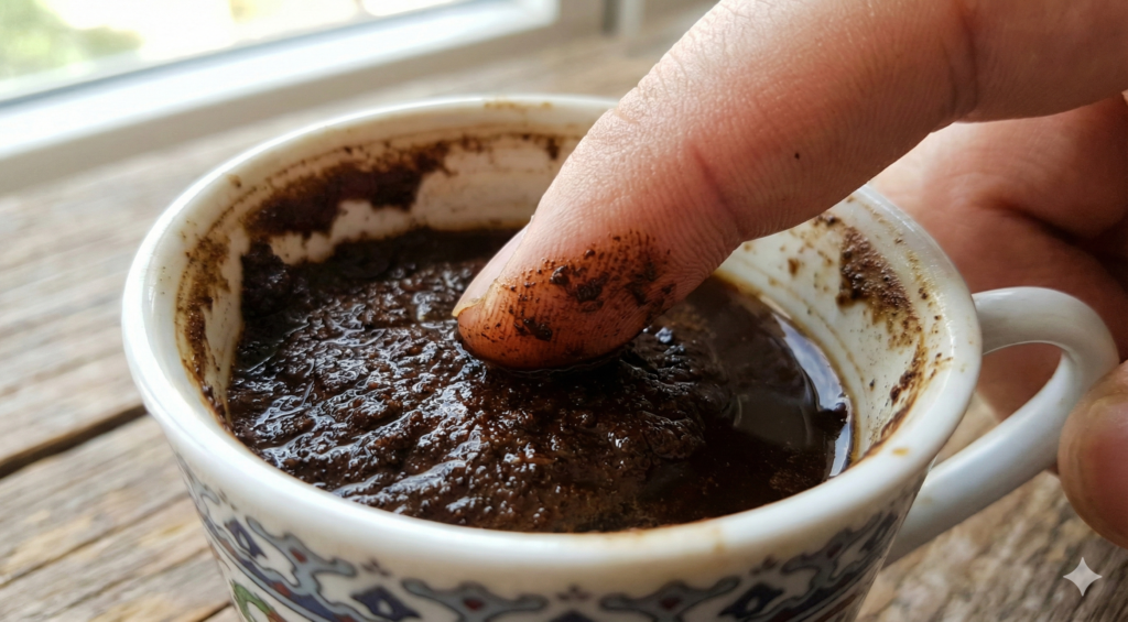 Türk Kahvesi Telvesi Maskesi