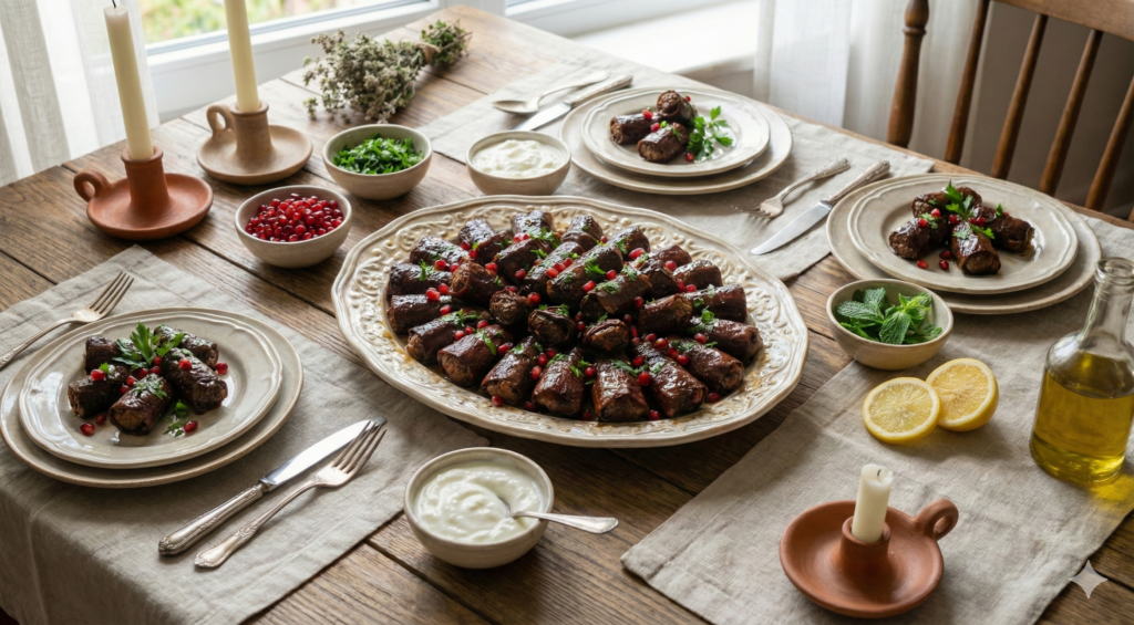 Zeytinyağlı Kuru Patlıcan Dolması