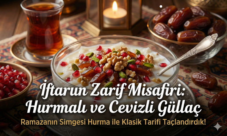 Ramazan Klasiklerine Yeni Dokunuş: Hurmalı ve Cevizli Güllaç
