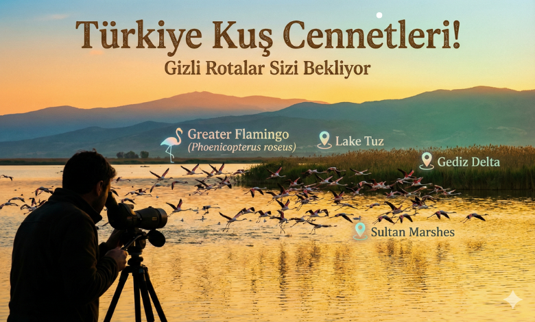 Türkiye Kuş Gözlem Noktaları! Saklı Cennetleri Keşfedin